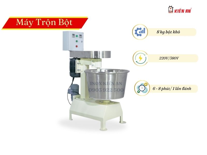 Máy trộn bột (đánh 8kg bột khô)